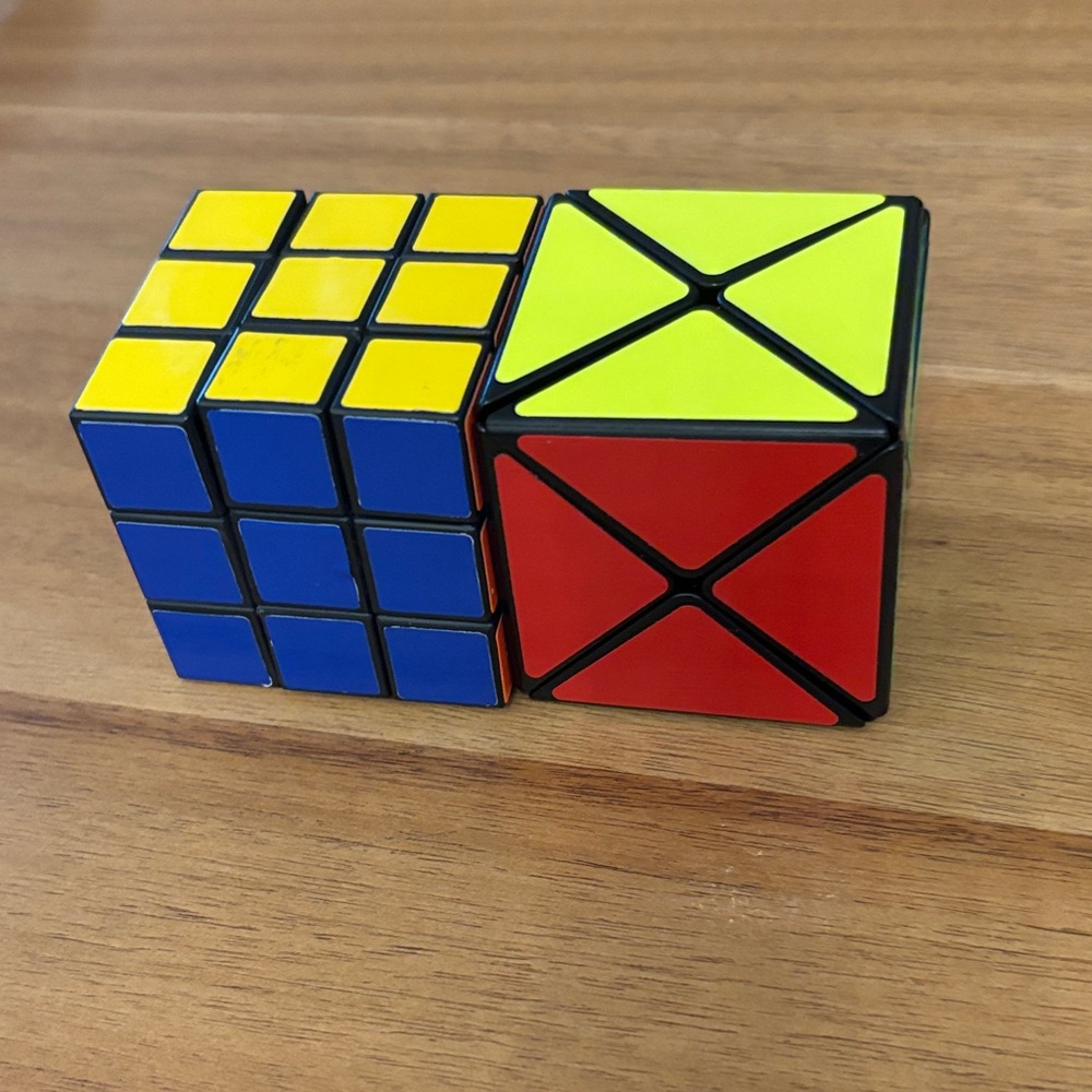 Vibrant Puzzle Cube Duo for Kids